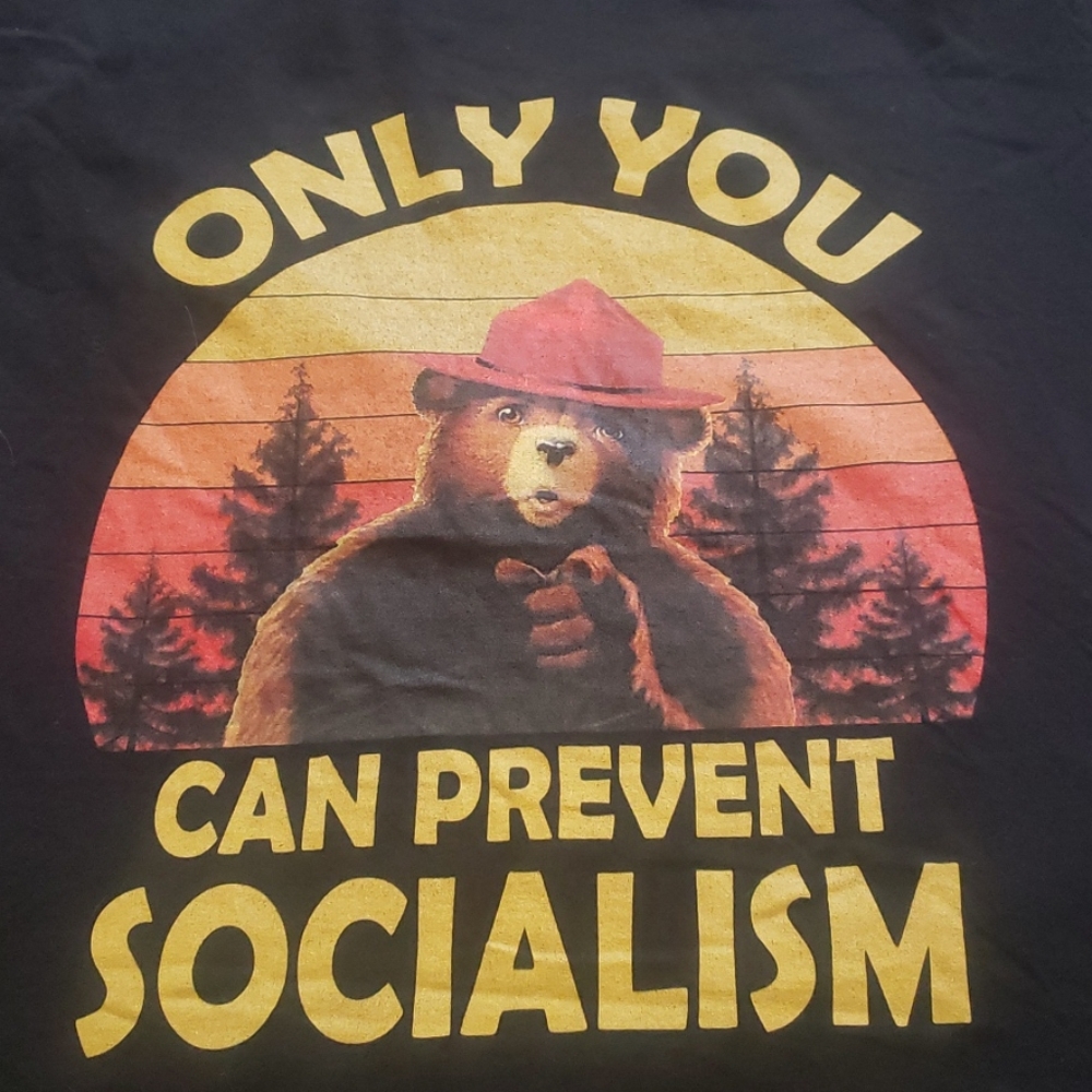 Only You Can Prevent Socialism Smoky the Bear T